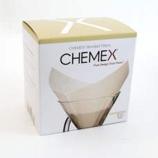 Паперові білі фільтри для кемекса, CHEMEX FS 100 шт. SQUARES